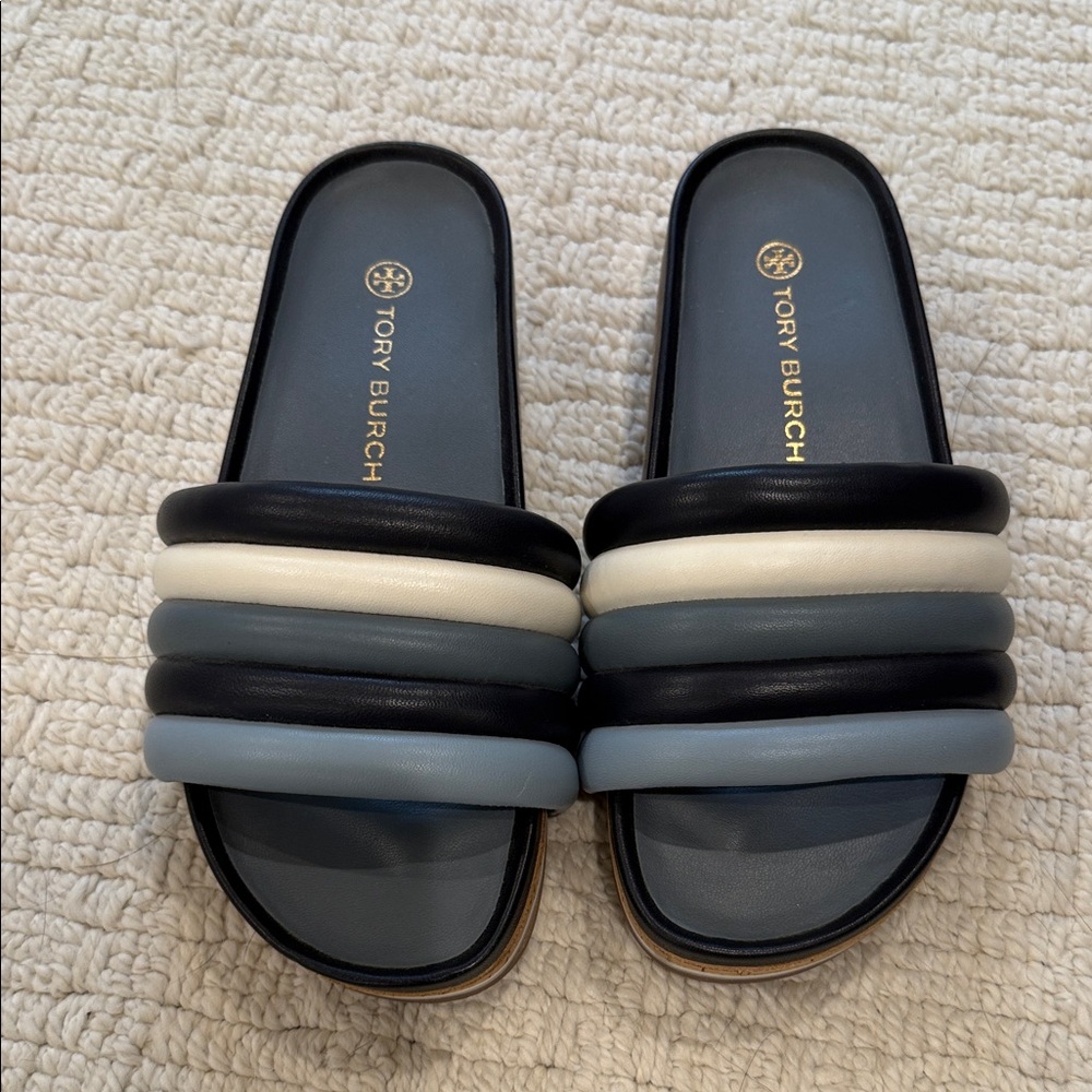Tory Burch Multicolor Slide Sandals